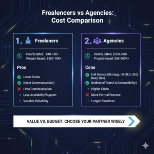 Freelancers vs Agencies: Cost Comparison