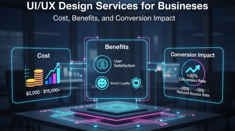 UI/UX Design Services for Businesses: Cost, Benefits, and Conversion Impact