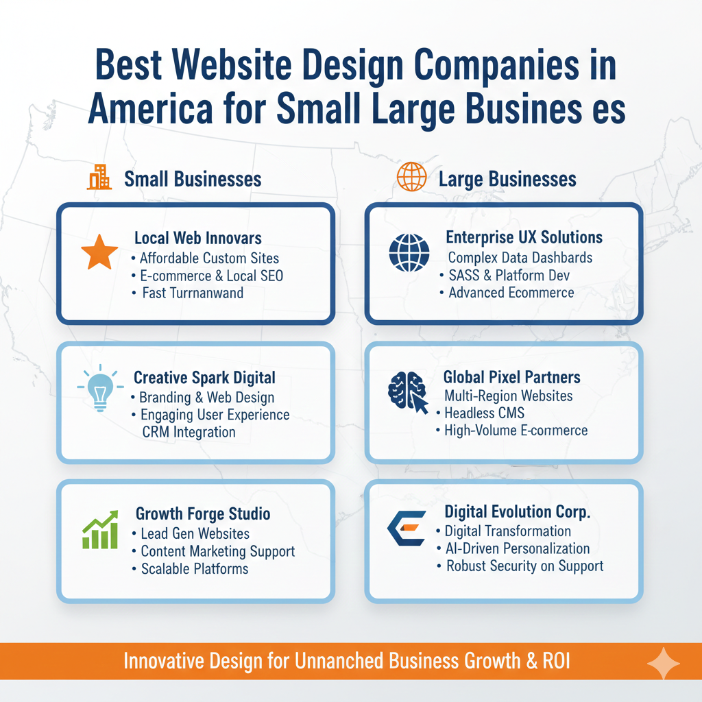 Best Website Design Companies in America for Small and Large Businesses