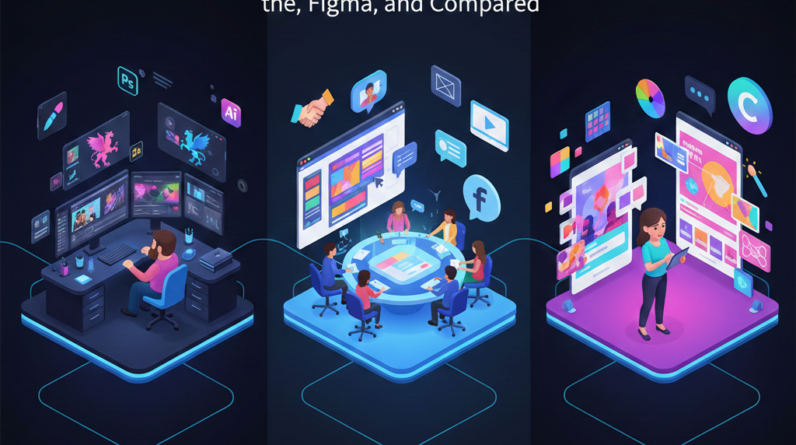 Best Design Software for Professionals: Adobe, Figma, and Canva Compared