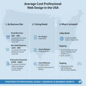Average Cost of Professional Web Design in the USA